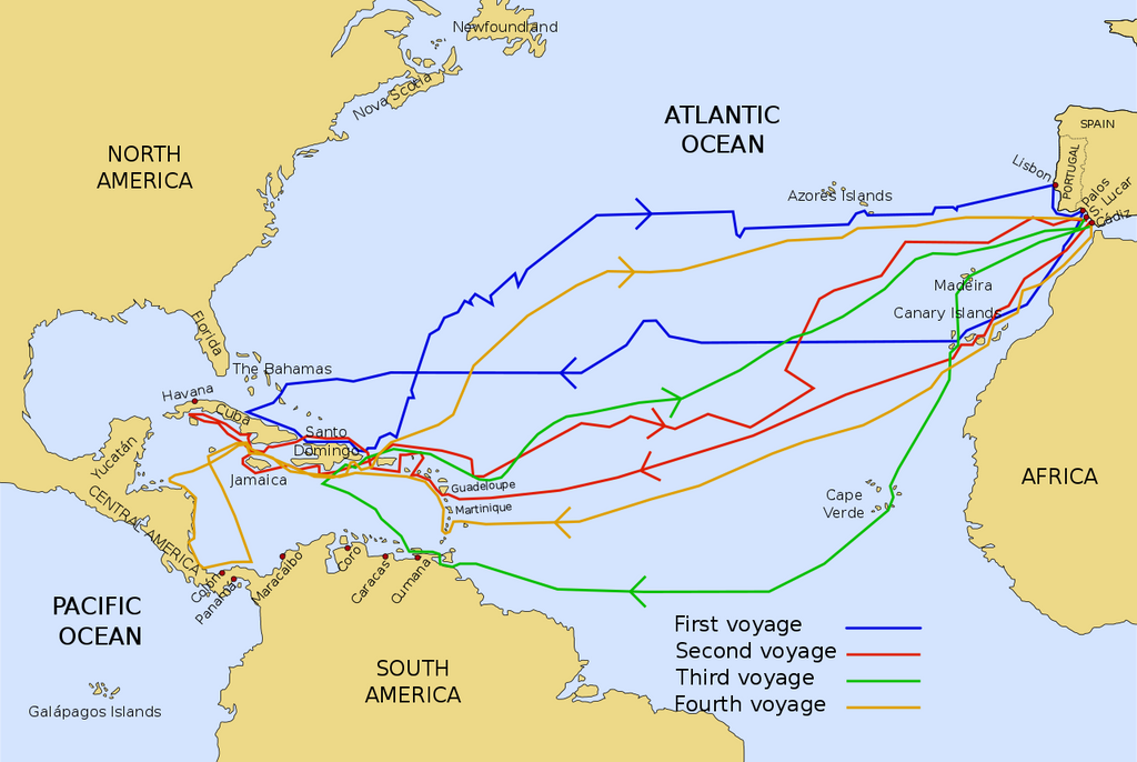 Columbus' Four Voyages and Hurricanes in the Caribbean - American Minute with Bill Federer