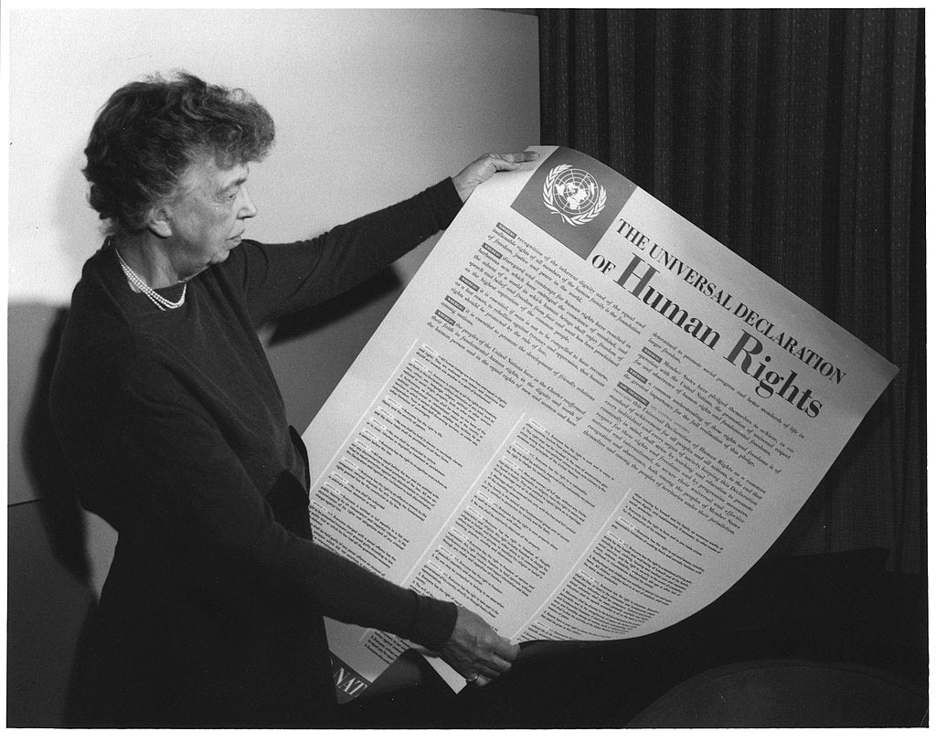 U.N.'s "high ideals" replaced with "growing disregard for UN Charter" with no Creator-given rights - American Minute with Bill Federer