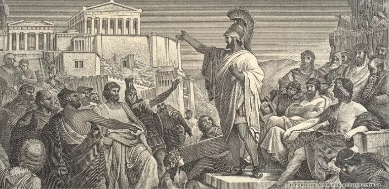 Beware of leaders professing devotion to "democracy": The Politics of Pericles - American Minute with Bill Federer