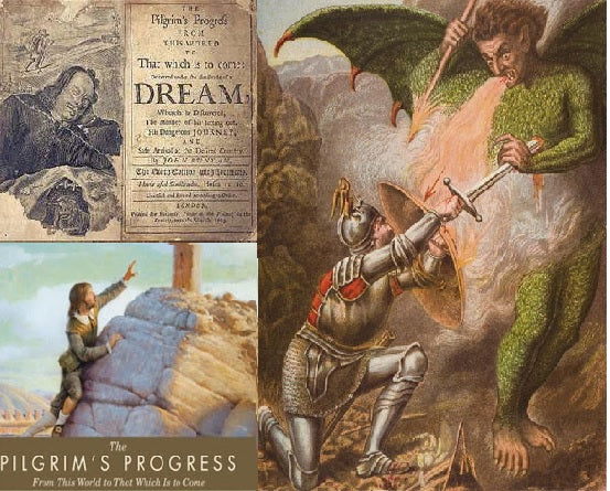 Pilgrim's Progress: John Bunyan imprisoned 12 years for sharing unapproved opinions -"The monster was hideous ... wings like a dragon" - American Minute with Bill Federer