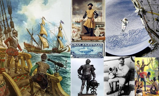 Explorers Circumnavigate Globe--From Magellan & Drake to Space Shuttle - American Minute with Bill Federer