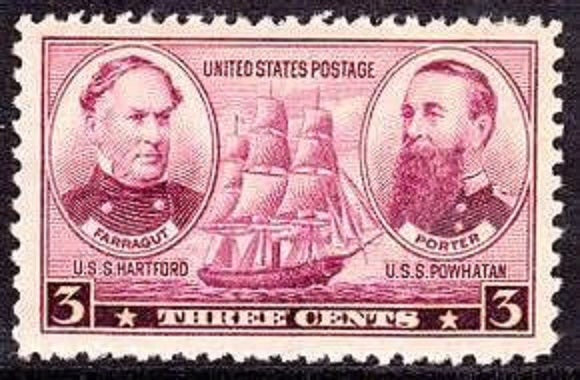 Early U.S. Navy Heroes - Farragut, Porter & Maury