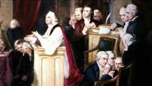 First Prayer in Congress, September 1774, "Establishment Clause must be interpreted by reference to historical ... understandings"-Supreme Court, Galloway  - American Minute with Bill Federer