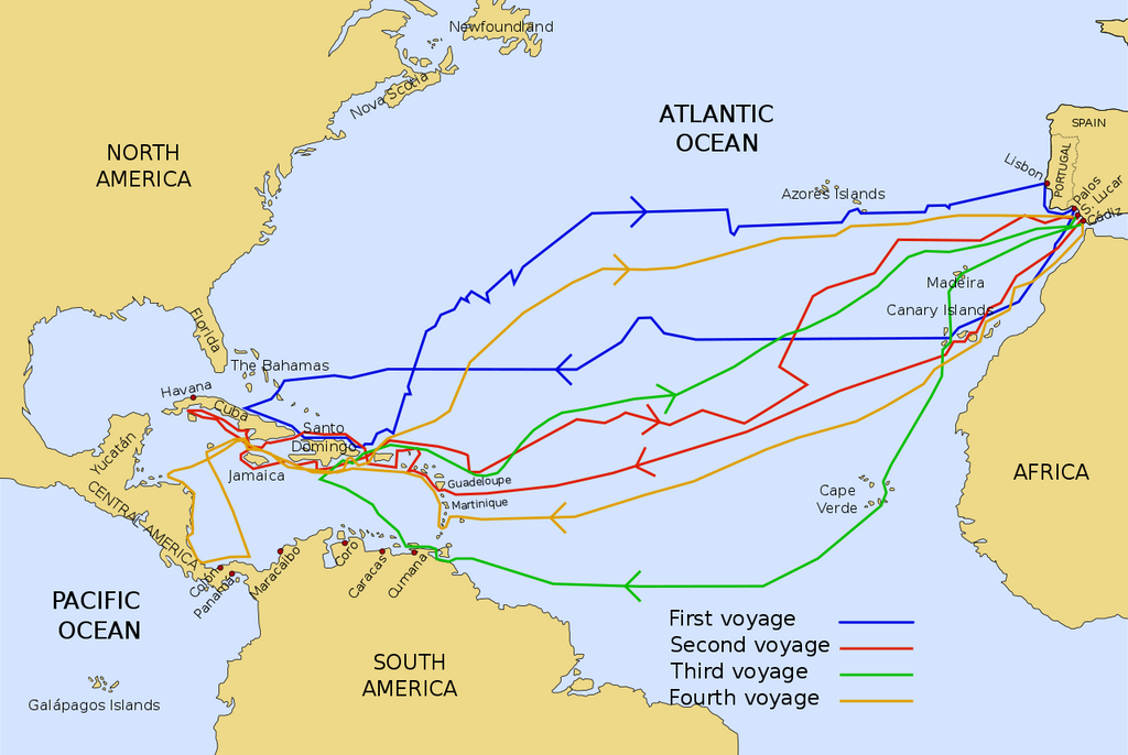 Columbus' Four Voyages to the New World and Hurricanes in the Caribbean - American Minute with Bill Federer