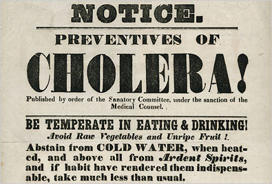 CHOLERA: Plague of 19th Century, First Global Epidemic; Day of Fasting proclaimed by President Taylor - American Minute with Bill Federer