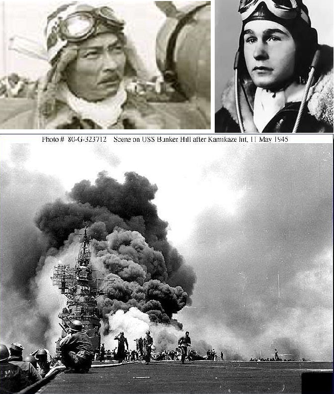 Pacific World War II with Imperial Japan; Lt. Bush's rescue and Mitsuo Fuchida's redemption "From Pearl Harbor to Calvary" - American Minute with Bill Federer