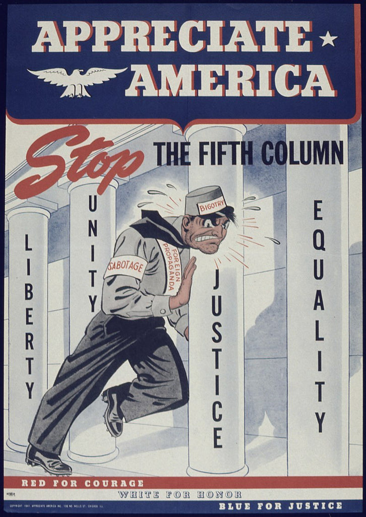 Cold War Tactics: Fifth Column, Critical Race Theory & Social Justice: "These trouble-breeders have but one purpose - to divide our people"-FDR - American Minute with Bill Federer