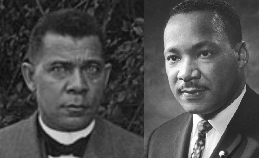 Booker T. Washington "Cultivate friendship of neighbor-black or white"; Martin Luther King, Jr. "We cannot walk alone" - American Minute with Bill Federer