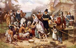 Pilgrim Thanksgiving "God be Praised we had a Good Increase...Our Harvest being gotten in"-Pilgrim Edward Winslow - American Minute with Bill Federer