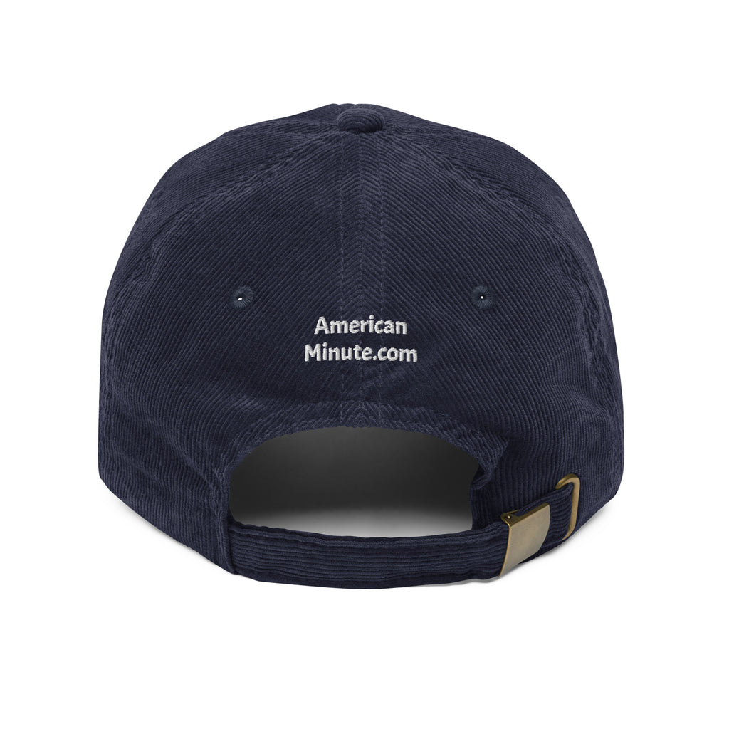 1776 - Vintage corduroy embroidered cap – AmericanMinute.com-William J ...